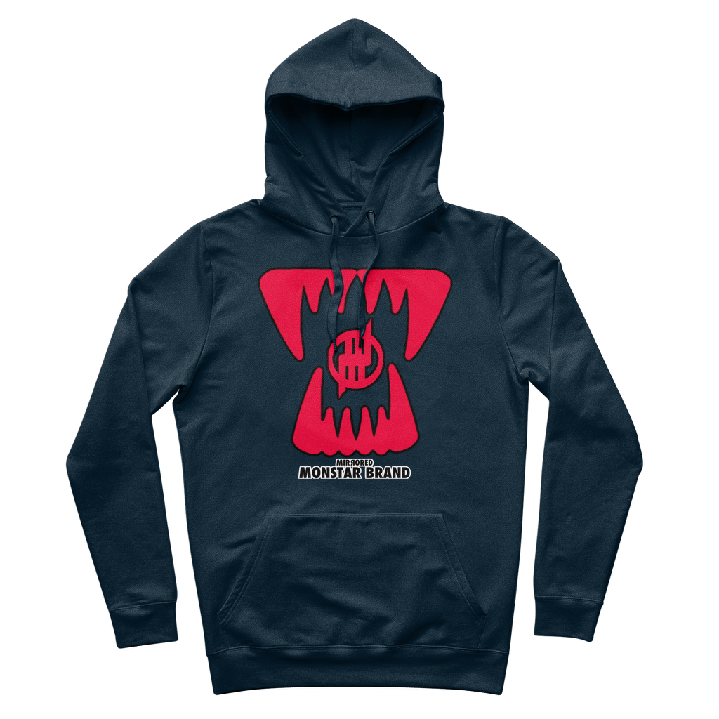 Mirrored Monstar Brand 100% Organic Cotton Hoodie