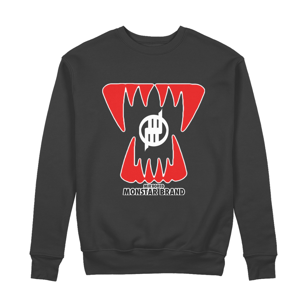 Mirrored Monstar Brand 100% Organic Cotton Sweatshirt