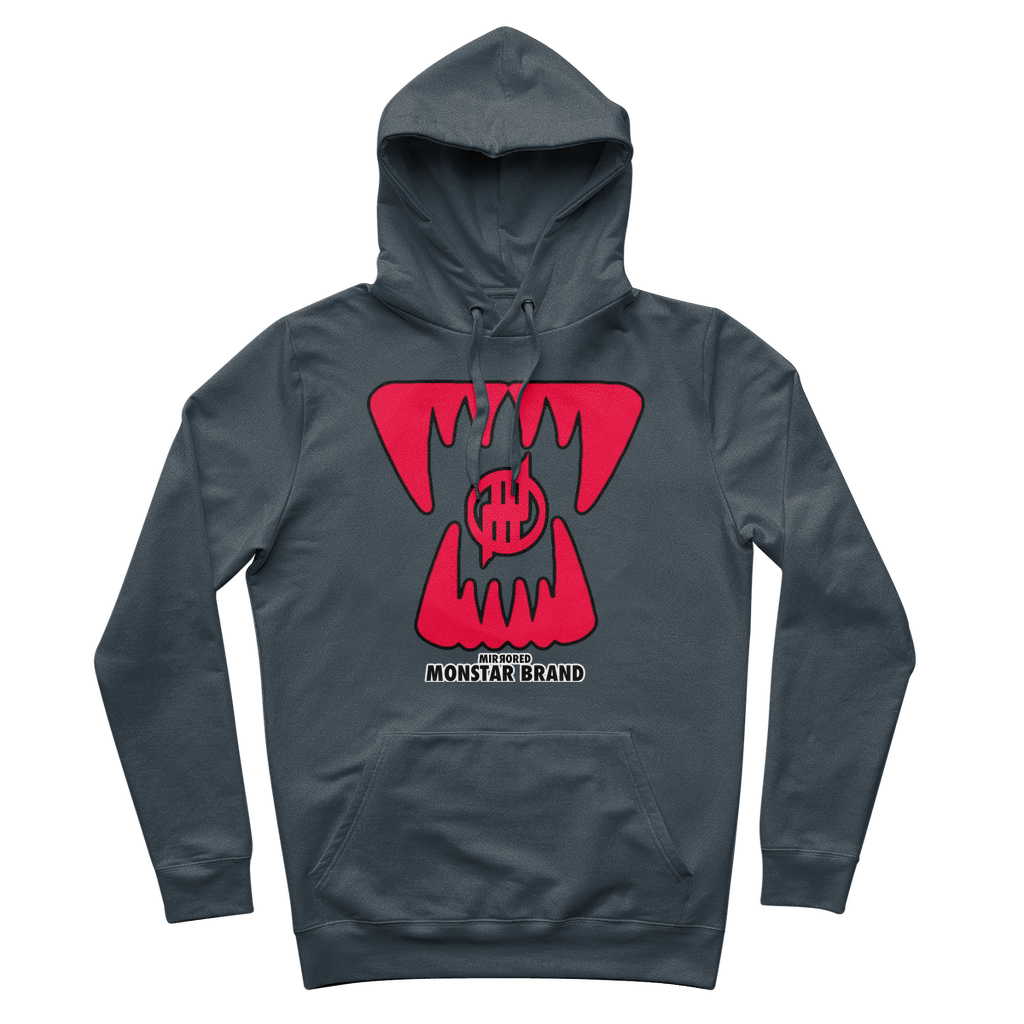 Mirrored Monstar Brand 100% Organic Cotton Hoodie