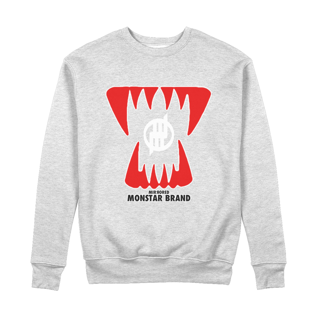 Mirrored Monstar Brand 100% Organic Cotton Sweatshirt