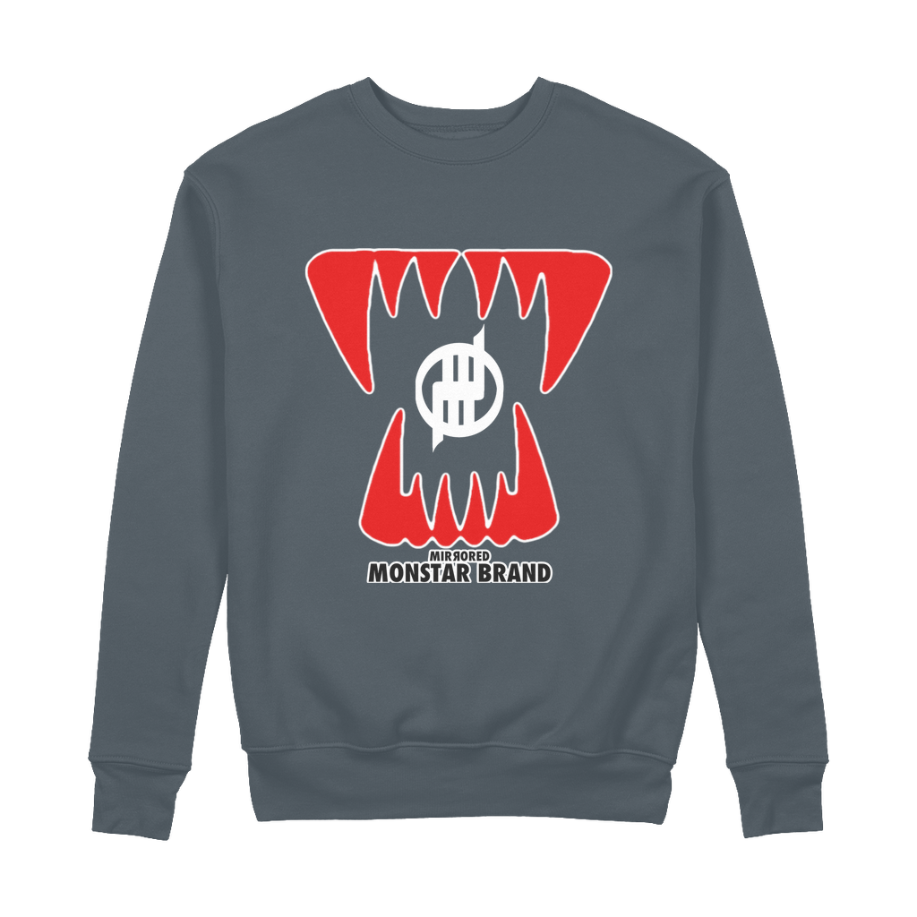Mirrored Monstar Brand 100% Organic Cotton Sweatshirt