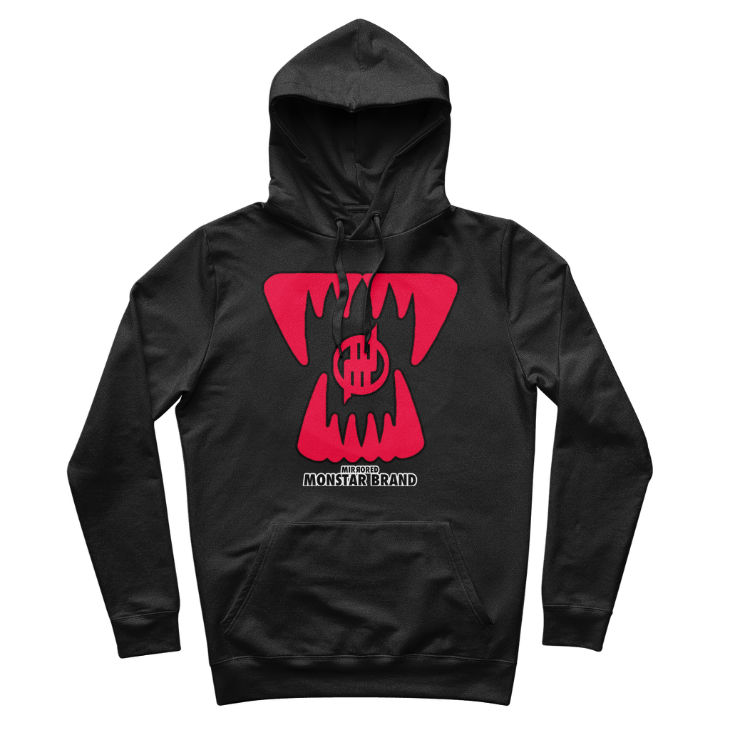 Mirrored Monstar Brand 100% Organic Cotton Hoodie