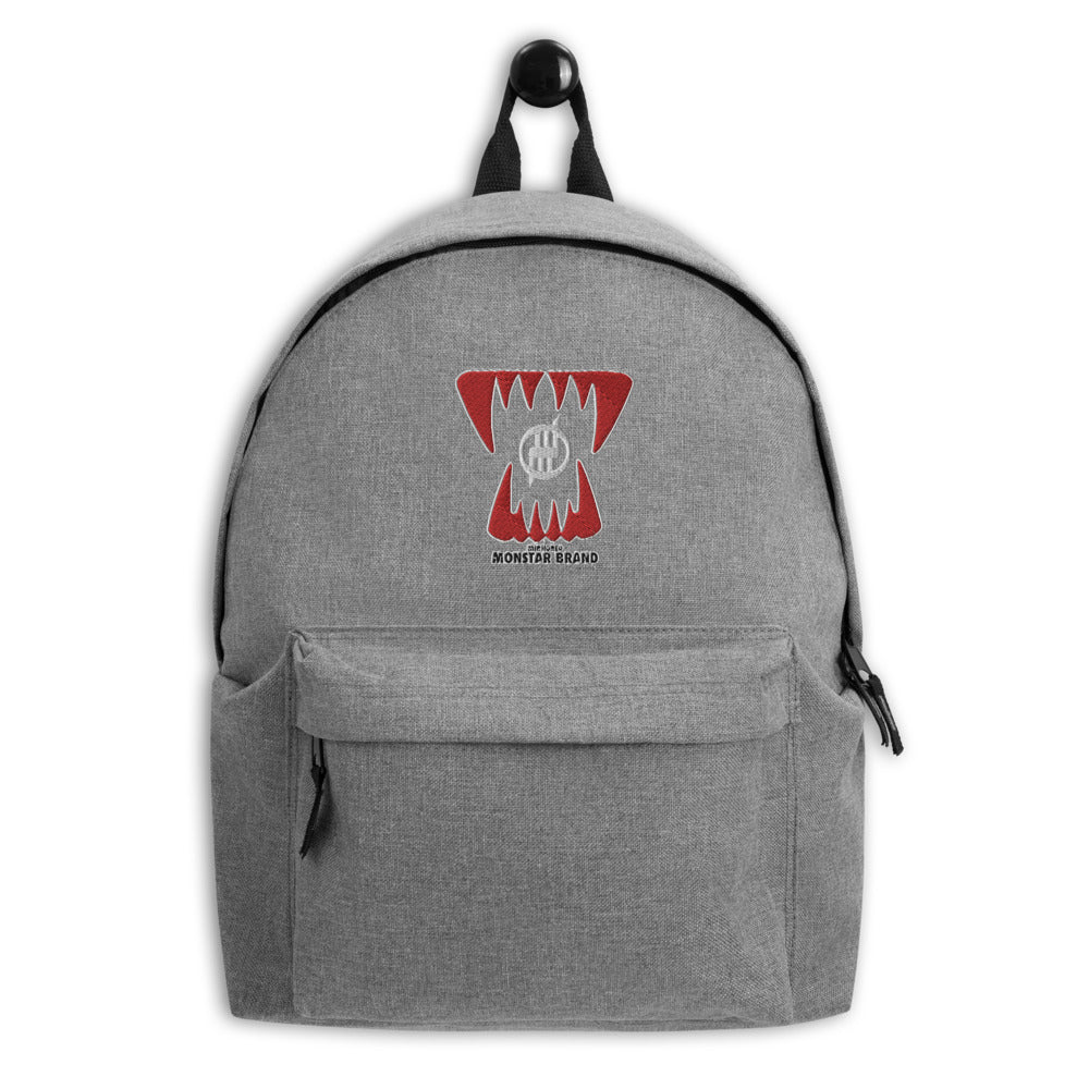 MMB- Mirrored Monstar Brand Embroidered Backpack