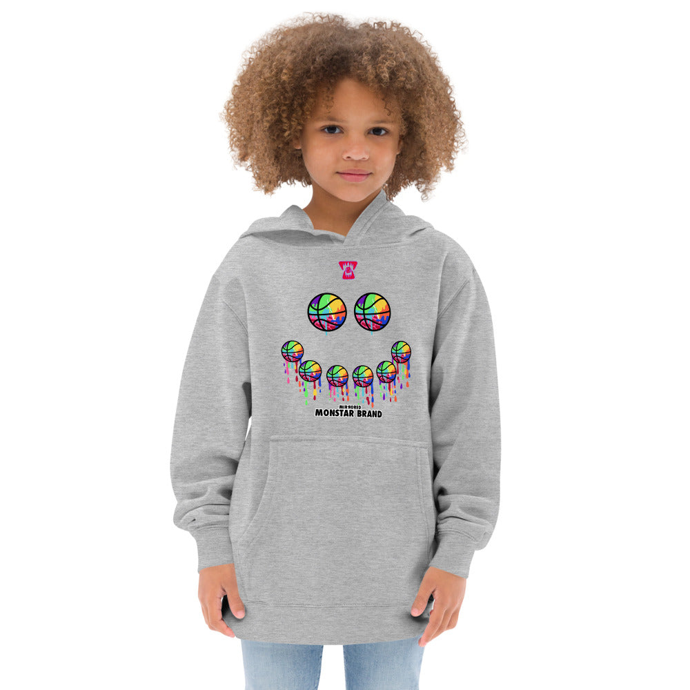MMB - Hoop Smiley Face Kids fleece hoodie