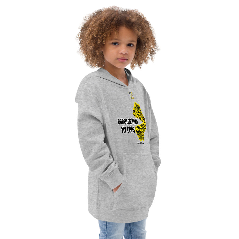 MMB x Sneaker Squeakers BGR8T3R Than My OPPS Kids fleece hoodie