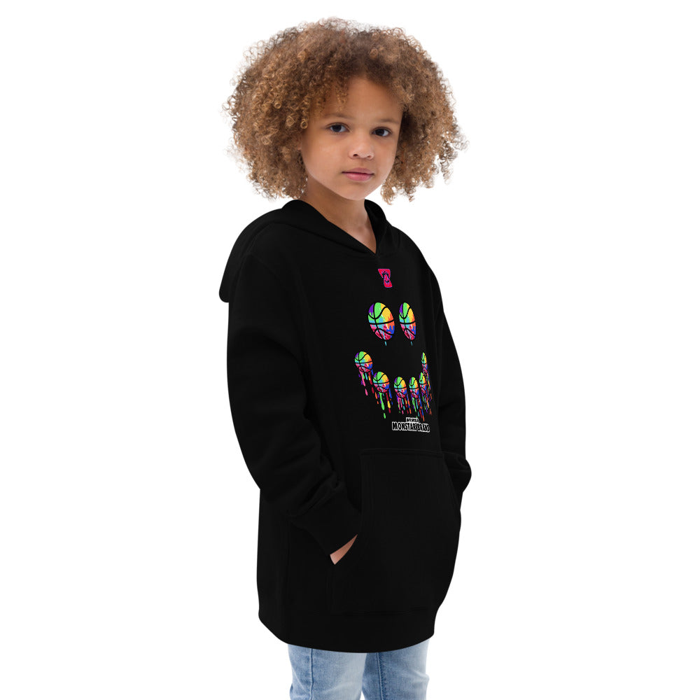 MMB - Hoop Smiley Face Kids fleece hoodie