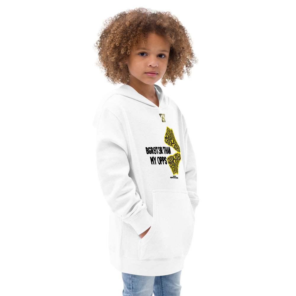 MMB x Sneaker Squeakers BGR8T3R Than My OPPS Kids fleece hoodie