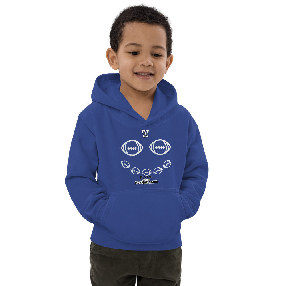 MMB - Football Smiley Face Kids Hoodie