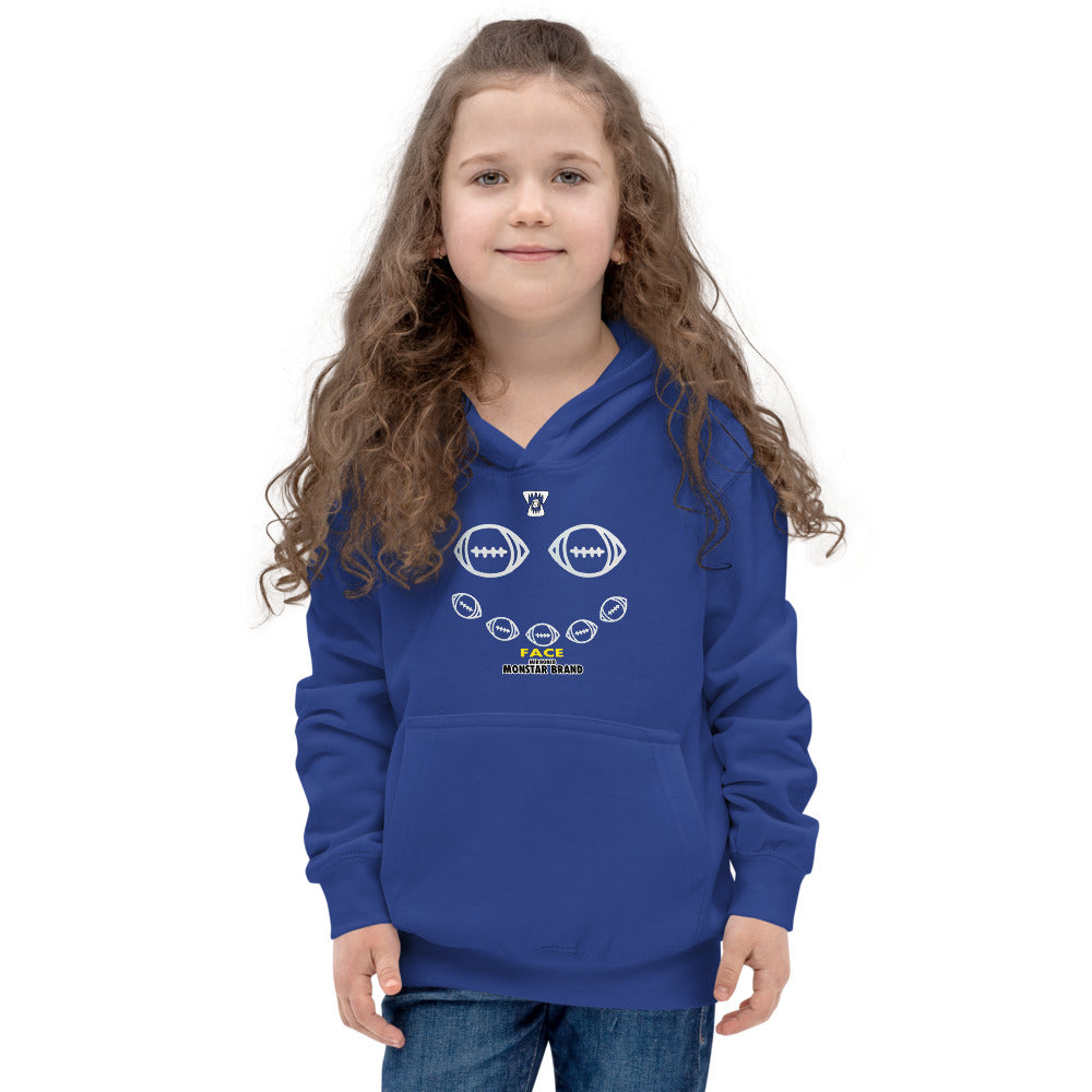 MMB - Football Smiley Face Kids Hoodie