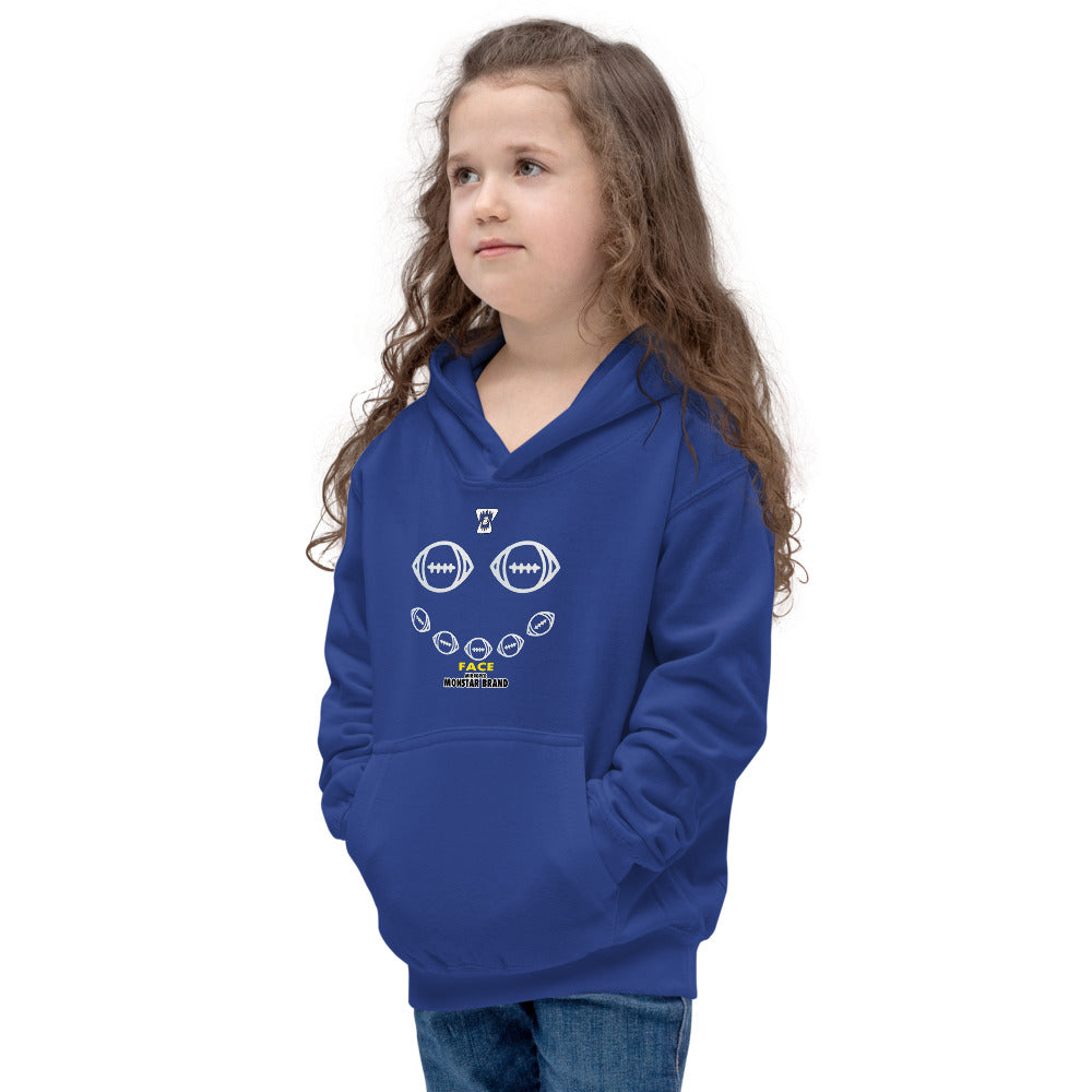 MMB - Football Smiley Face Kids Hoodie