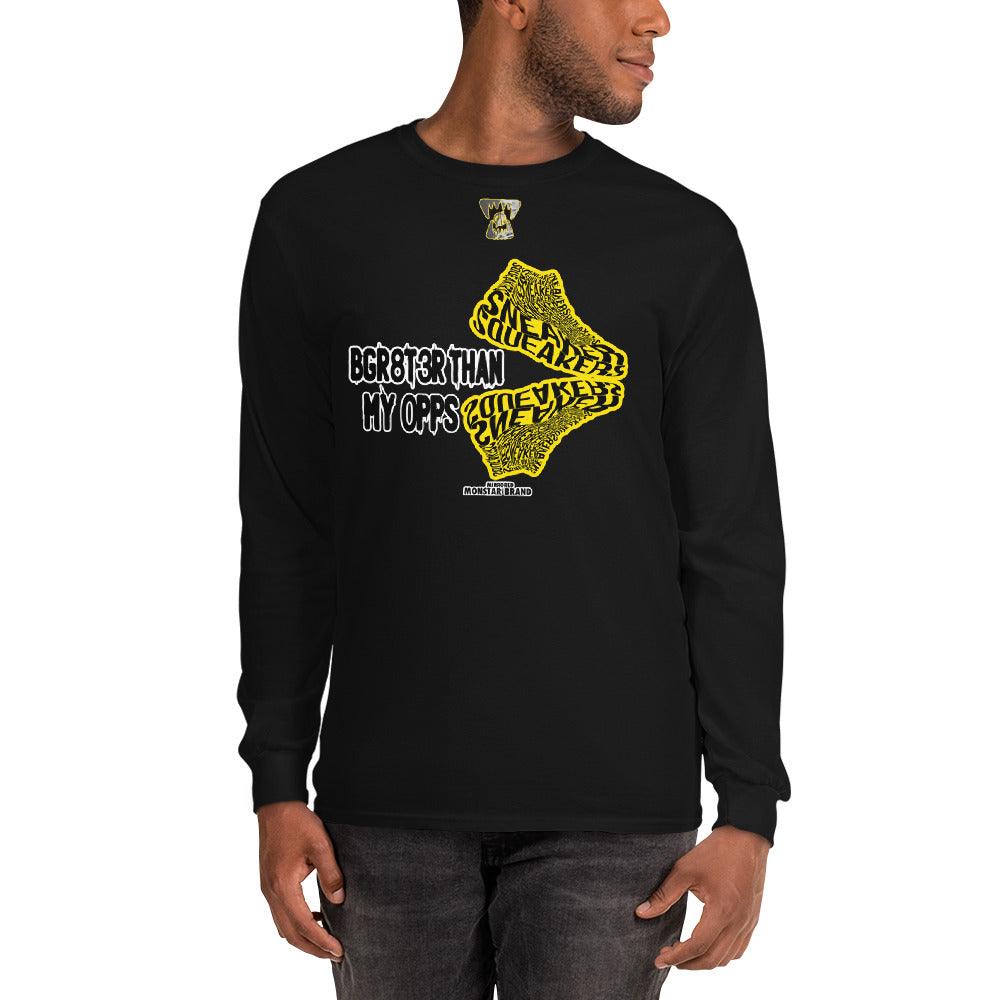 MMB x Sneaker Squeakers BGR8T3R Than My OPPS Men’s Long Sleeve Shirt