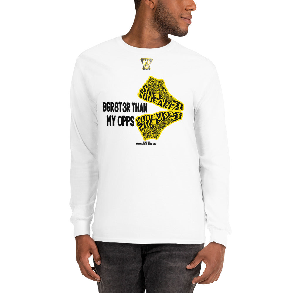 MMB x Sneaker Squeakers BGR8T3R Than My OPPS Men’s Long Sleeve Shirt