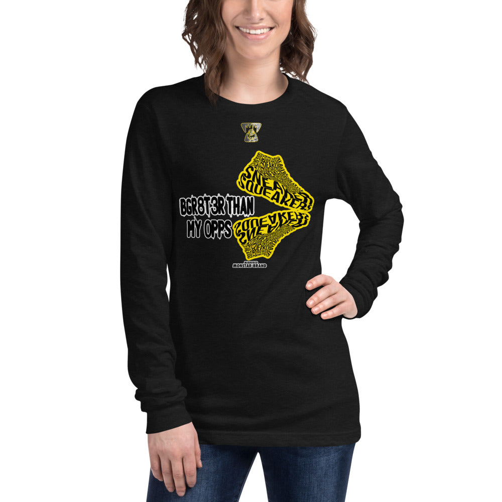 MMB x Sneaker Squeakers BGR8T3R Than My OPPS Unisex Long Sleeve Tee