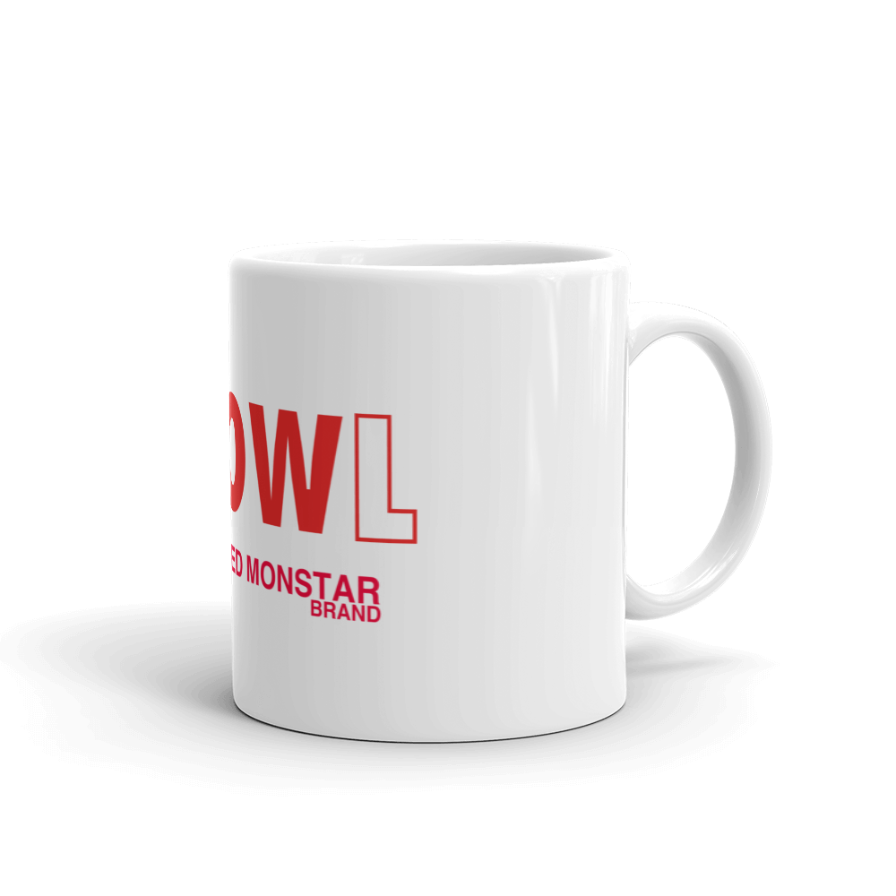 MMB - GROW and GROWL White glossy mug