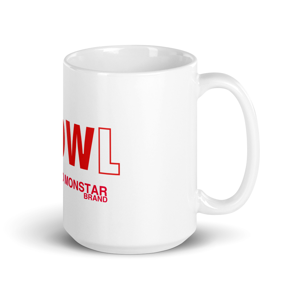MMB - GROW and GROWL White glossy mug