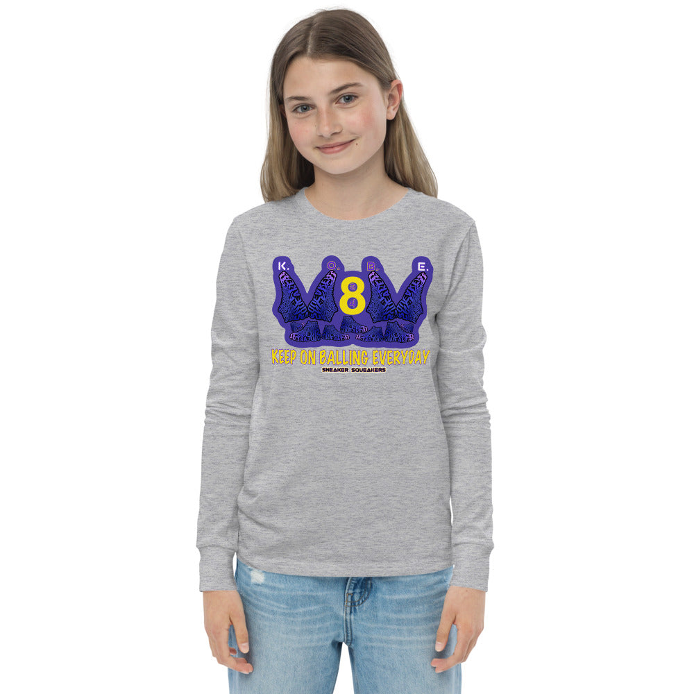MMB x Sneaker Squeakers K.O.B.E. 24/8 Youth long sleeve tee