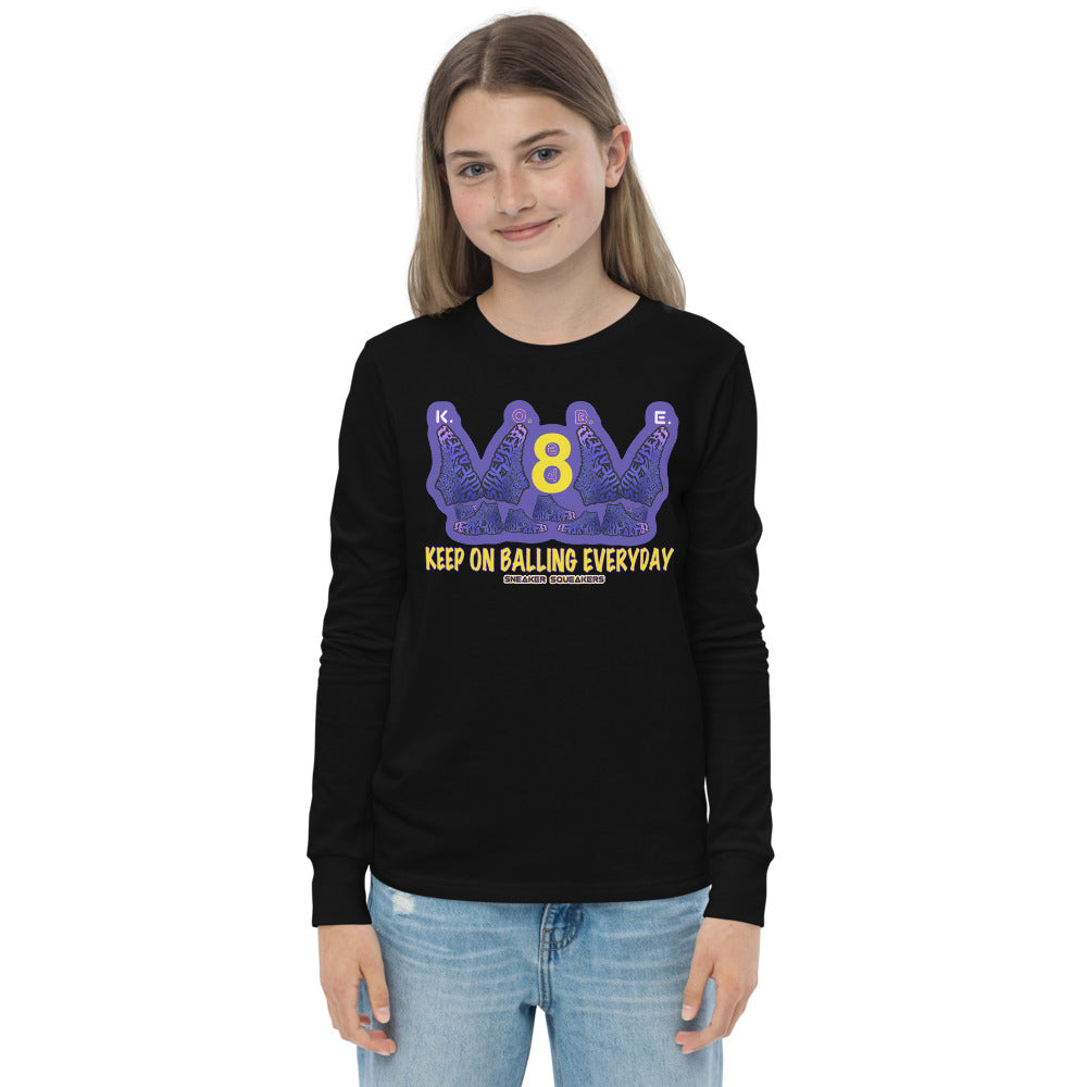 MMB x Sneaker Squeakers K.O.B.E. 24/8 Youth long sleeve tee