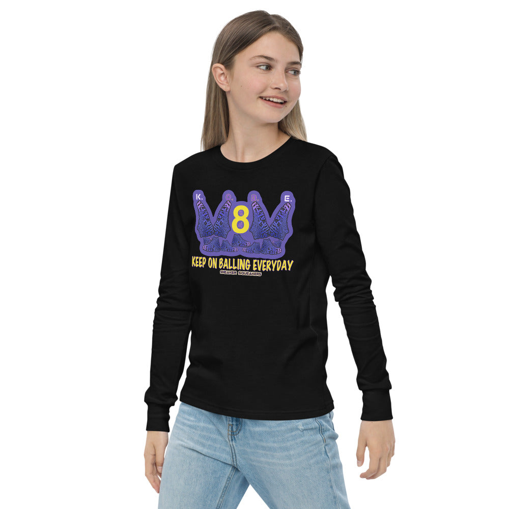 MMB x Sneaker Squeakers K.O.B.E. 24/8 Youth long sleeve tee