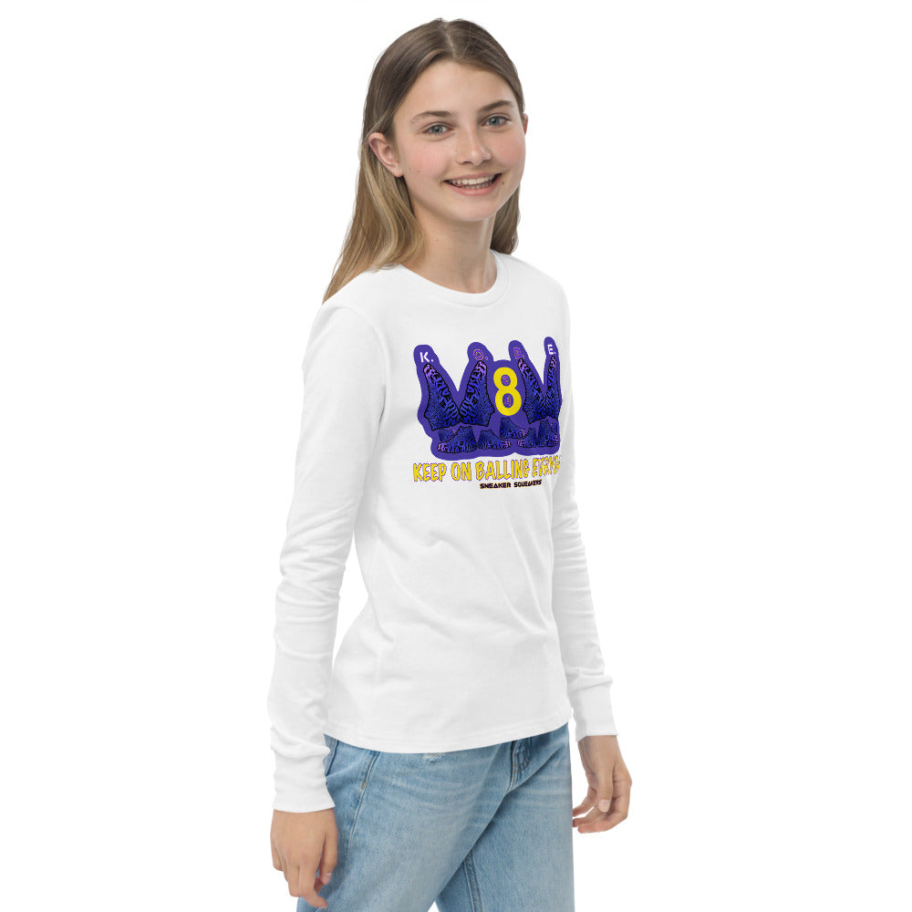 MMB x Sneaker Squeakers K.O.B.E. 24/8 Youth long sleeve tee